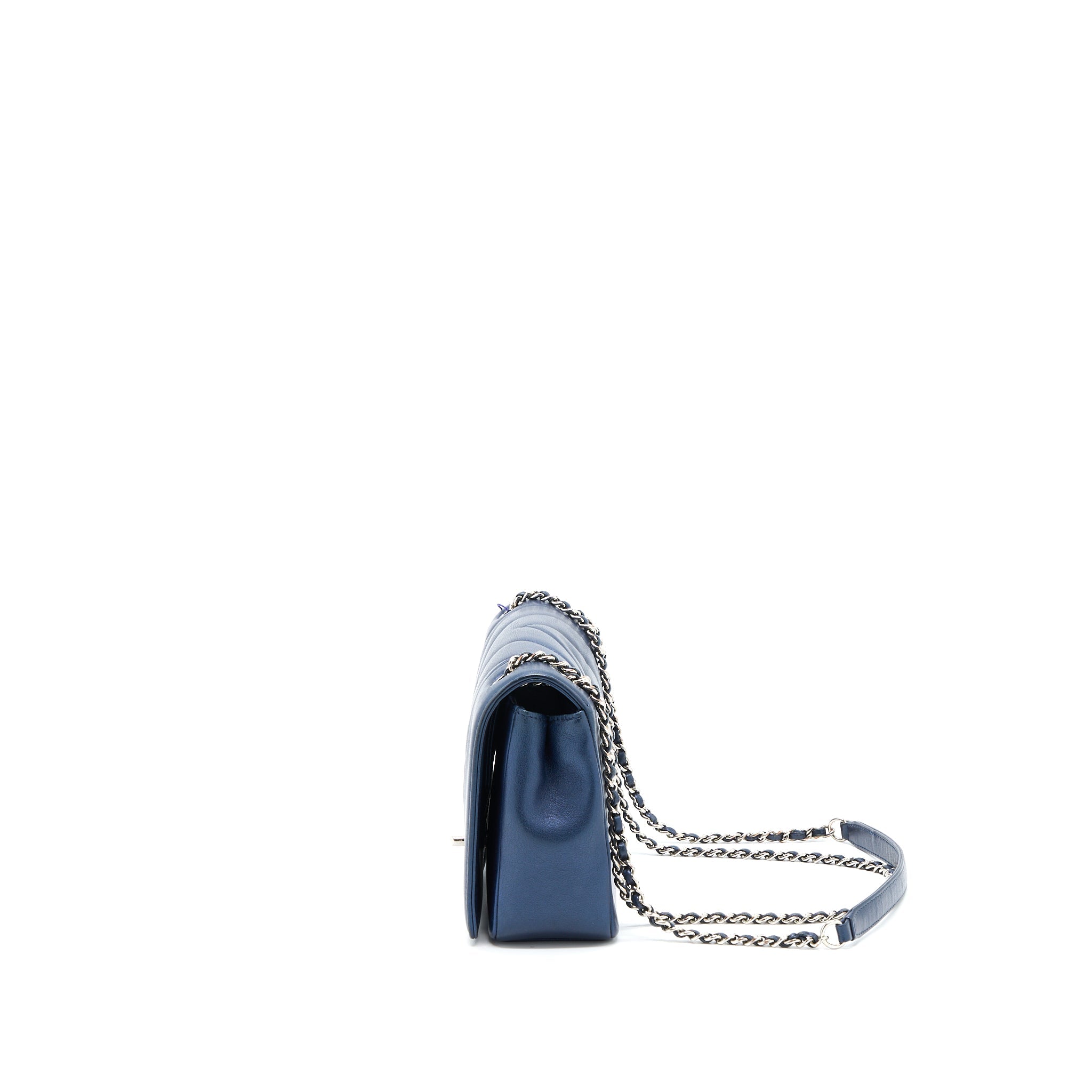 Chanel Mademoiselle Flap Bag Lambskin Navy