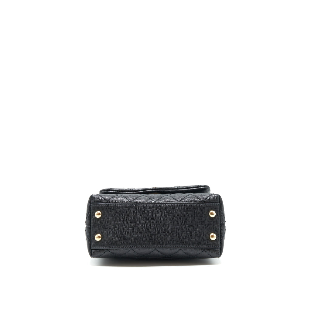 Chanel Coco Handle Extra Mini Caviar Black L
