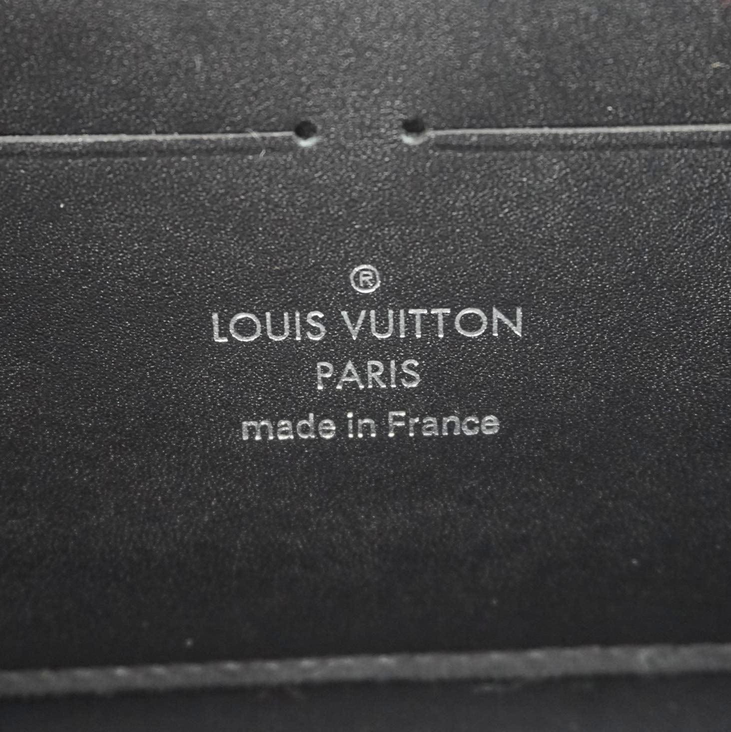 LOUIS VUITTON Twist Splash Print Leather Chain Wallet Shoulder Bag Black