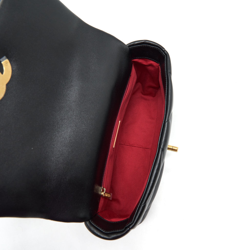 Chanel Small 19 Bag Lambskin Black