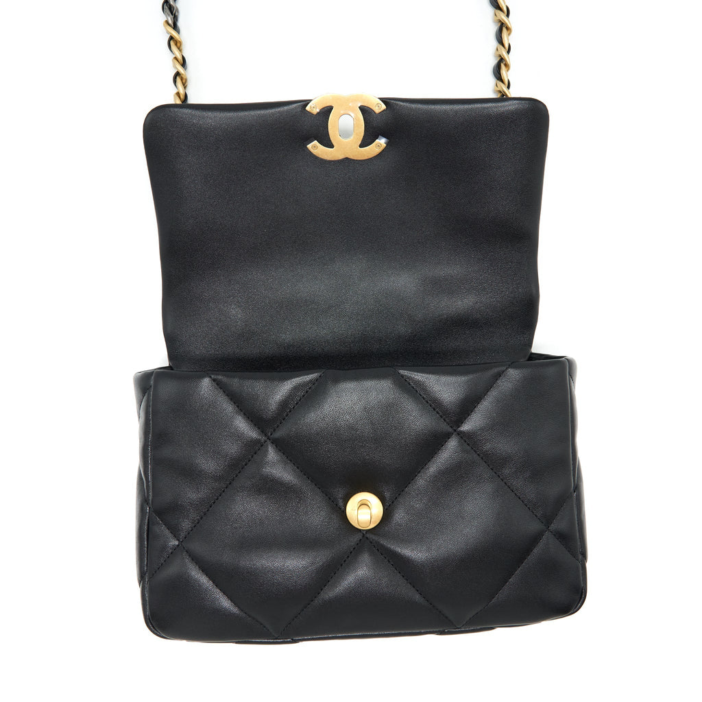 Chanel Small 19 Bag Lambskin Black