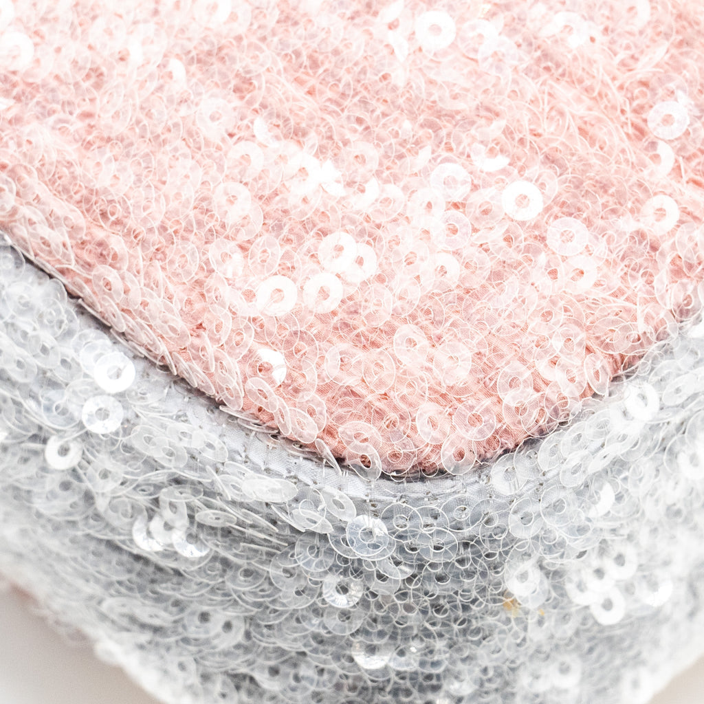 Chanel 18S Mini Waterfall Flap Bag Sequin Pink/Blue/Yellow