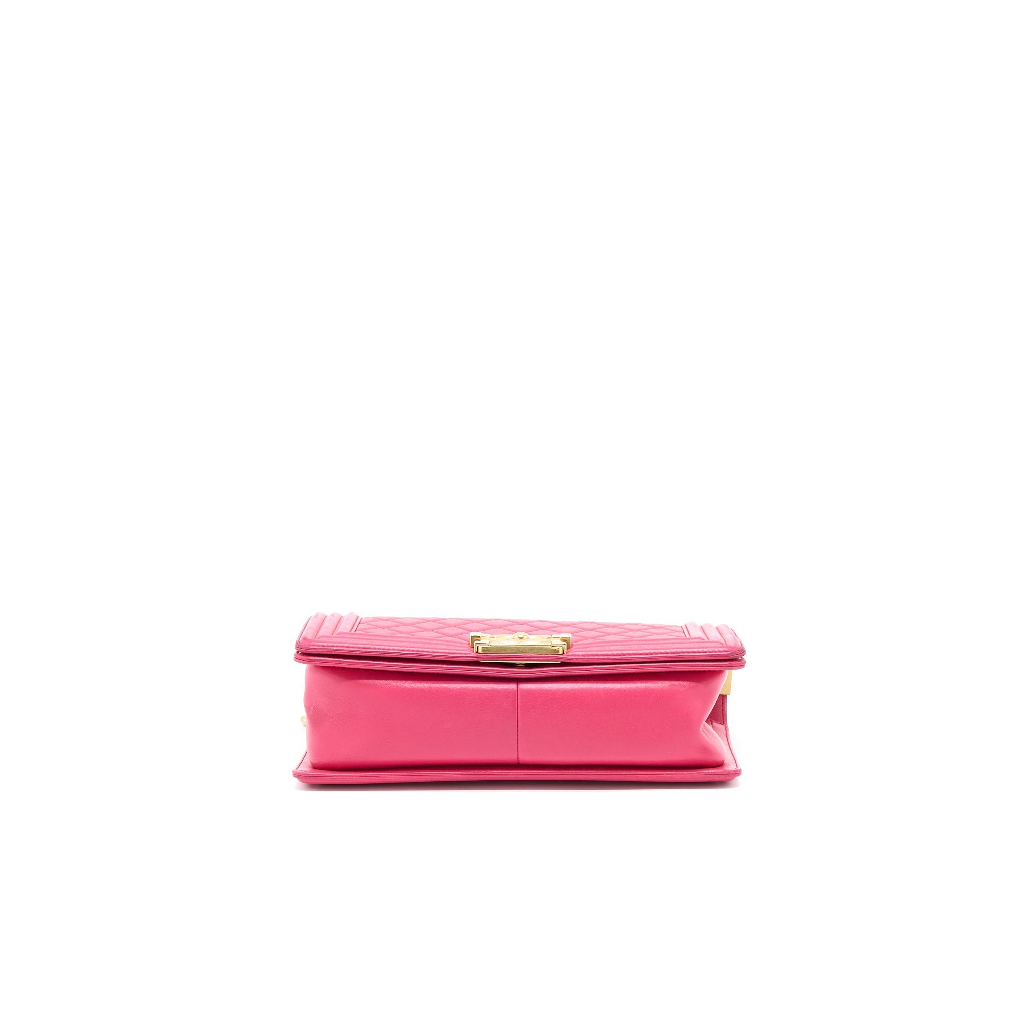 Chanel Medium Boy Bag Lambskin Pink