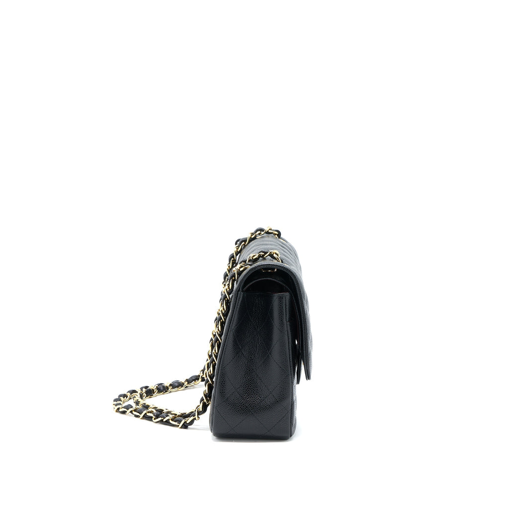 Chanel Classic Jumbo Double Flap Bag Caviar Black
