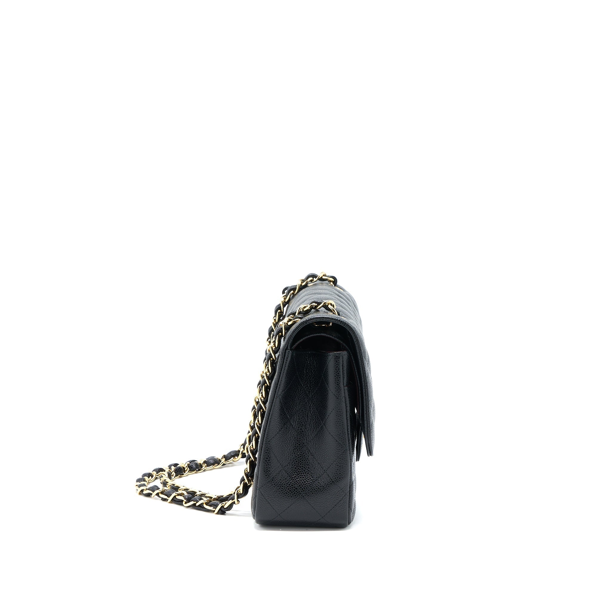 Chanel Classic Jumbo Double Flap Bag Caviar Black