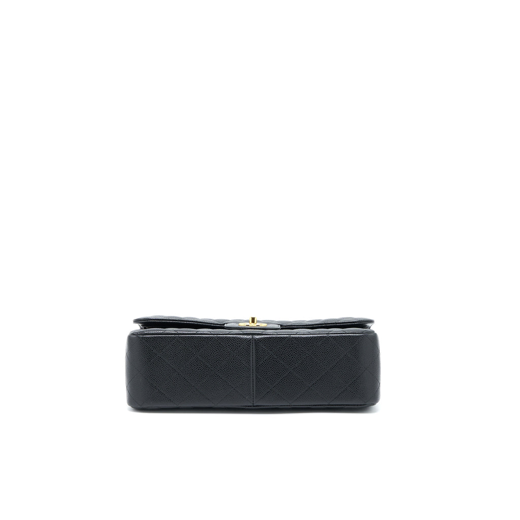 Chanel Classic Jumbo Double Flap Bag Caviar Black