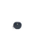 Chanel Mini Round Pouch Caviar Navy L