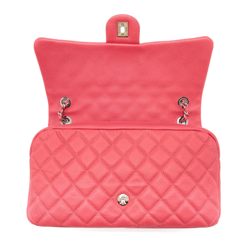 Chanel Easy Flap Bag Caviar Pink