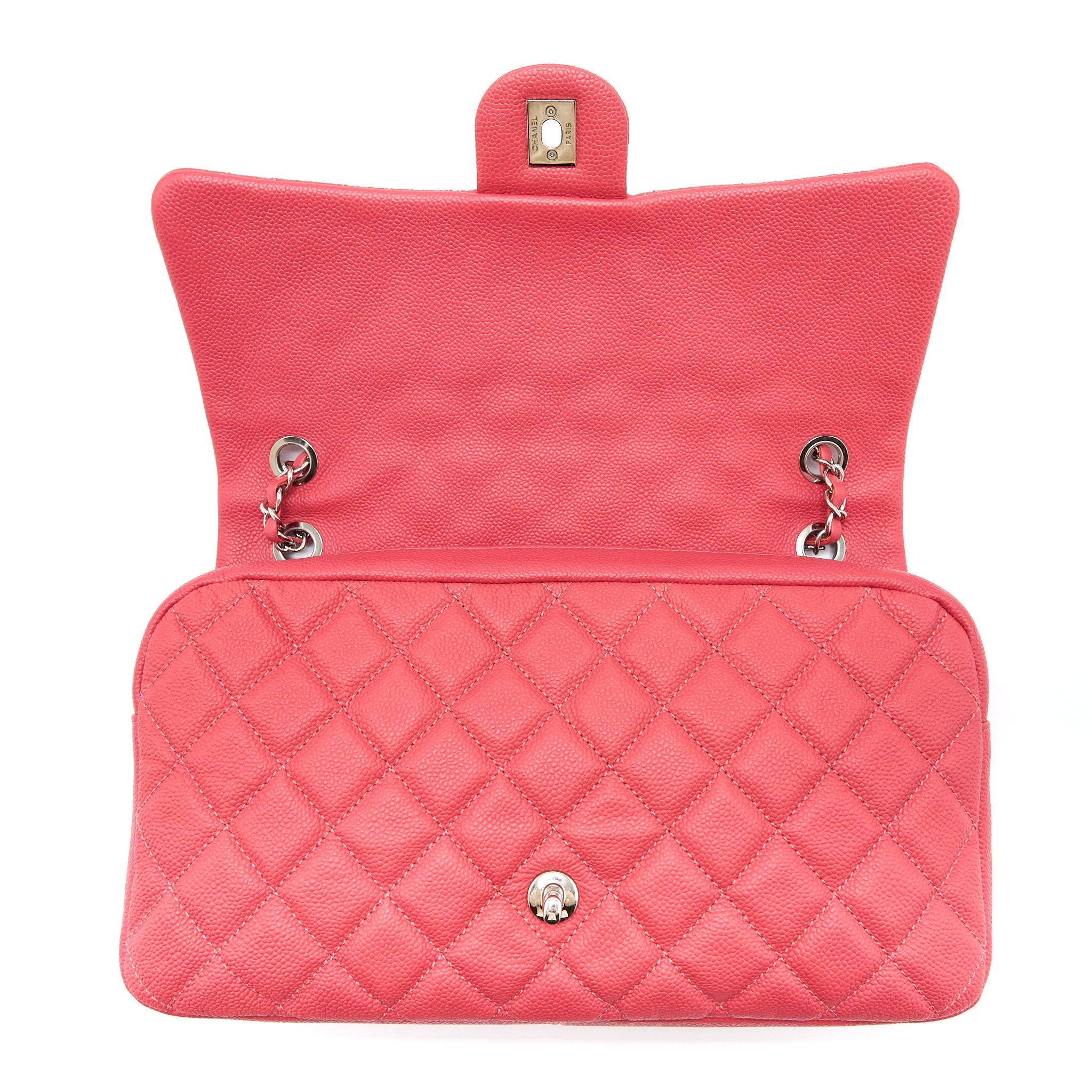 Chanel Easy Flap Bag Caviar Pink