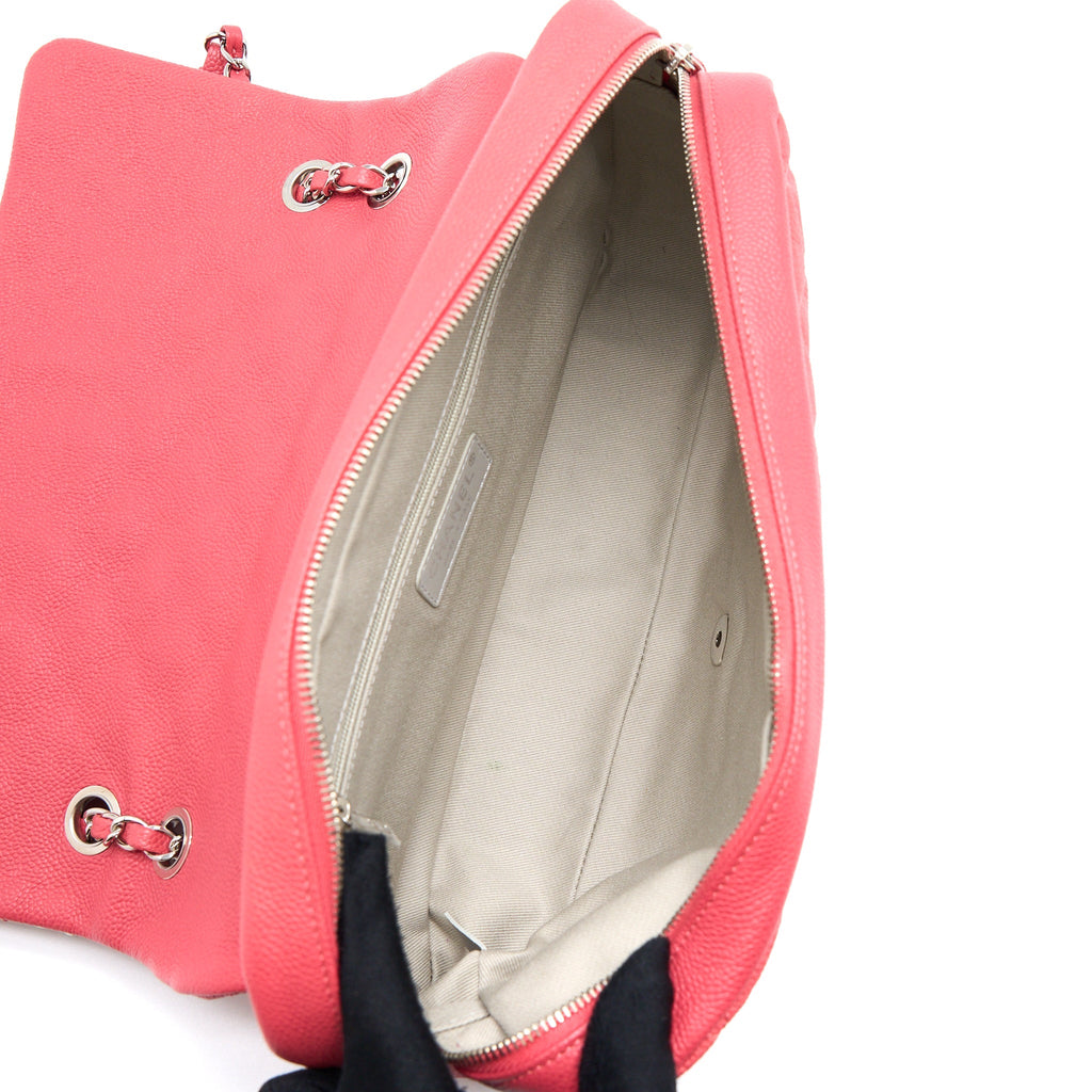 Chanel Easy Flap Bag Caviar Pink