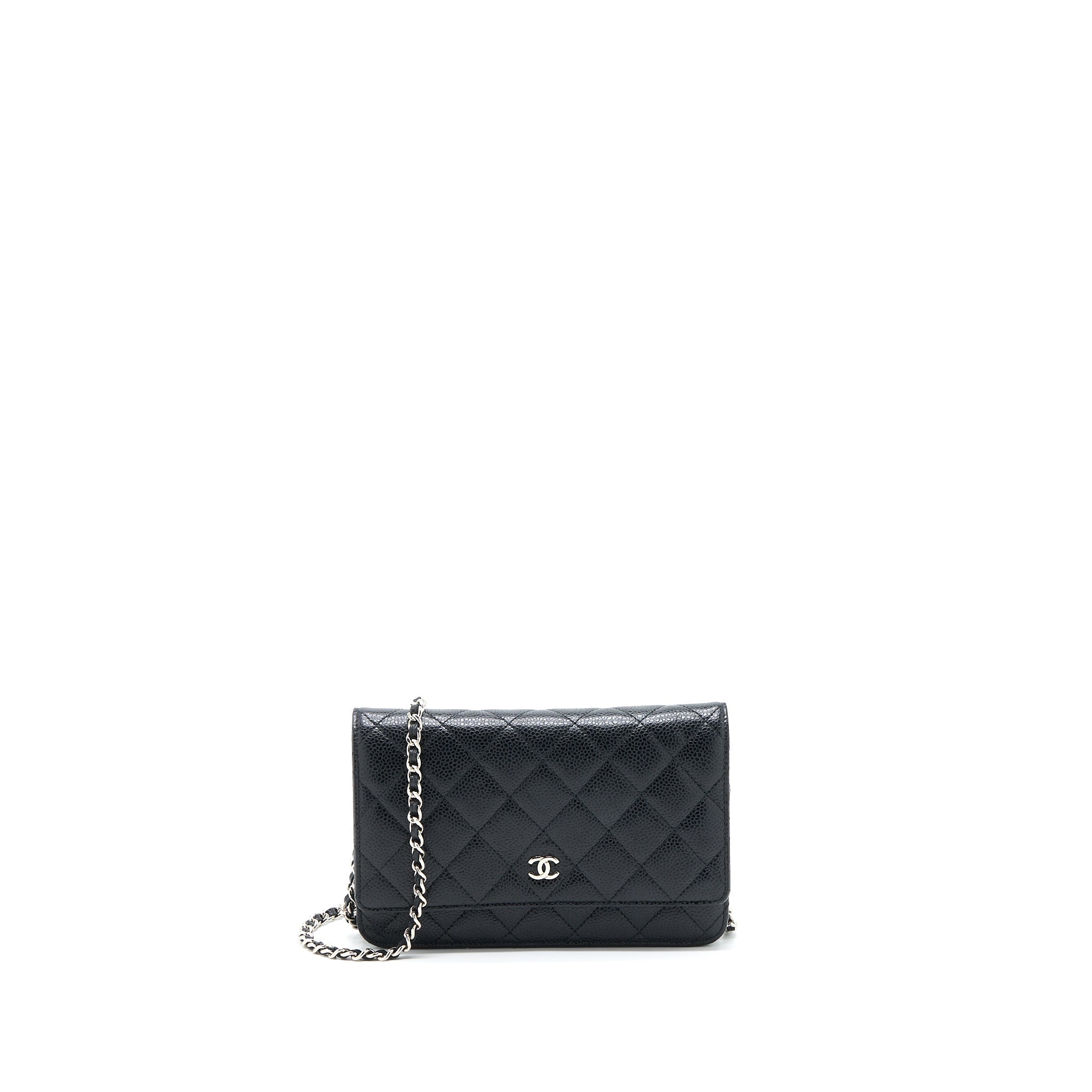 Chanel Classic Wallet on Chain Caviar Black