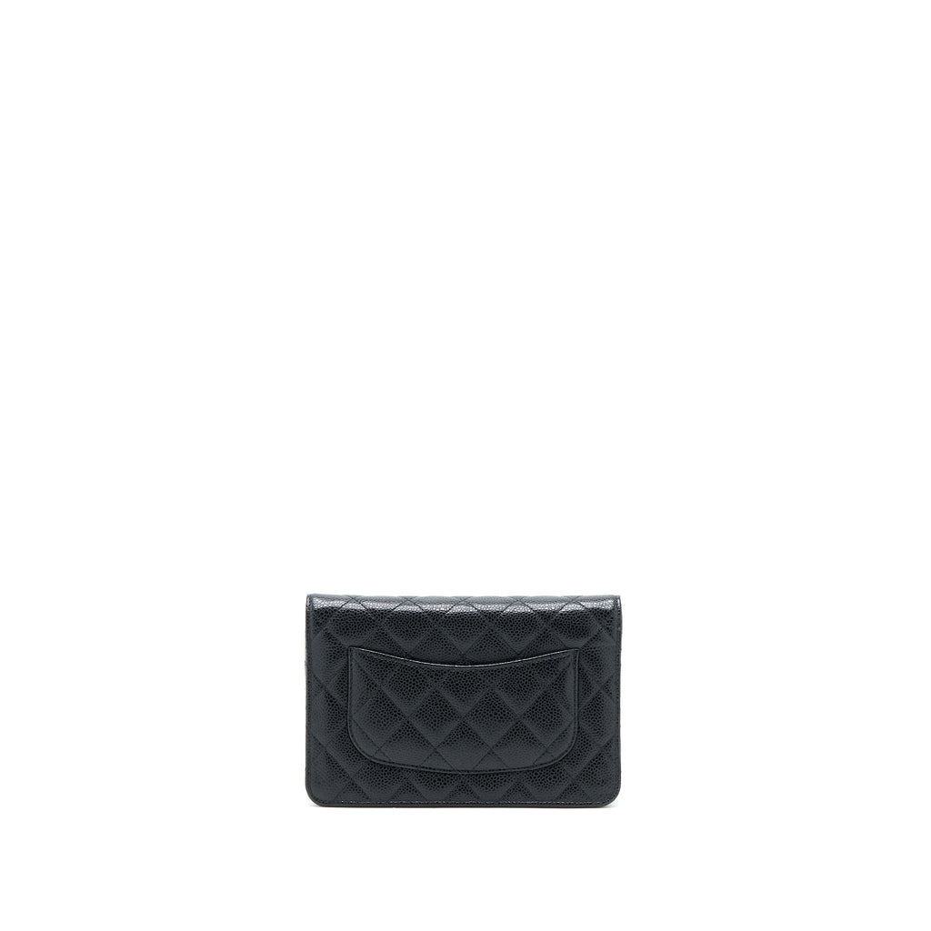 Chanel Classic Wallet on Chain Caviar Black