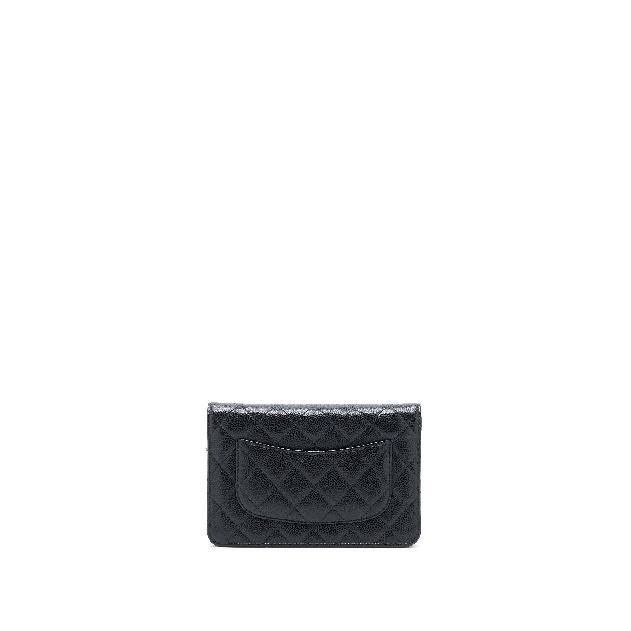 Chanel Classic Wallet on Chain Caviar Black