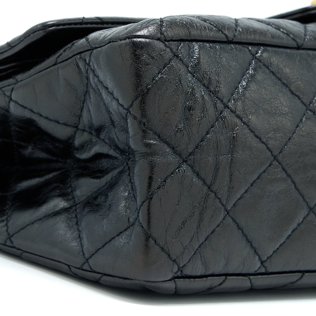 Chanel 2.55 Reissue 227 Shiny Aged Calfskin Black