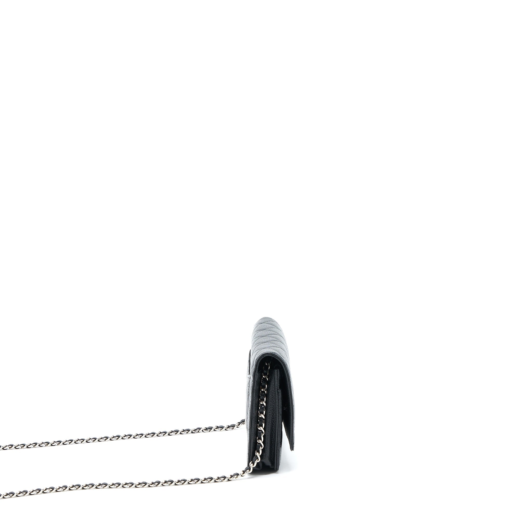 Chanel Classic Wallet on Chain Caviar Black