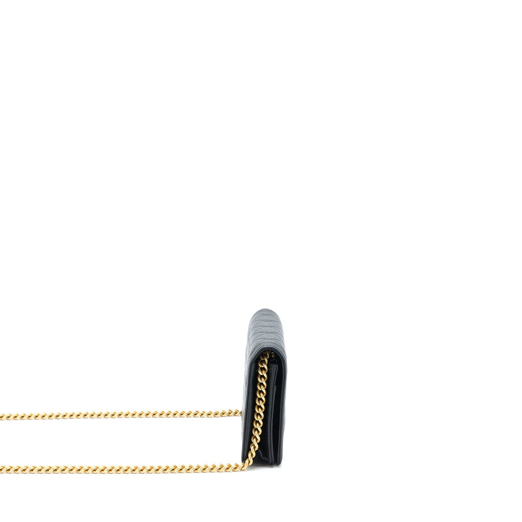 Chanel Boy Wallet on Chain Caviar Black