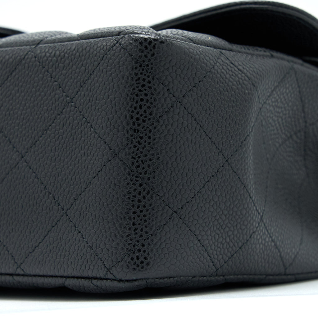 Chanel Jumbo Classic Double Flap Bag Caviar Black