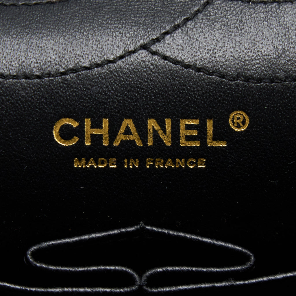 Chanel 2.55 Reissue 227 Shiny Aged Calfskin Black