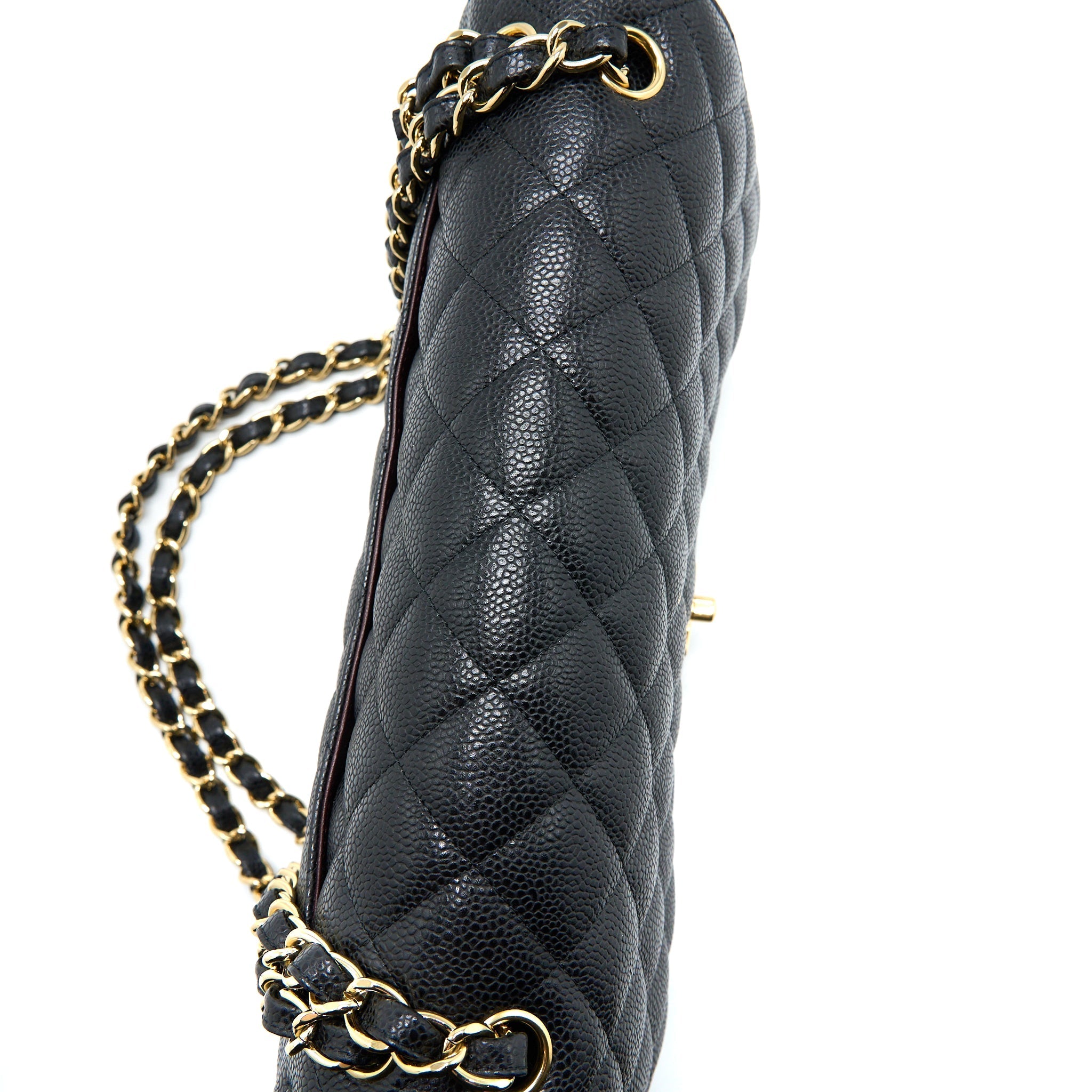 Chanel Jumbo Classic Double Flap Bag Caviar Black
