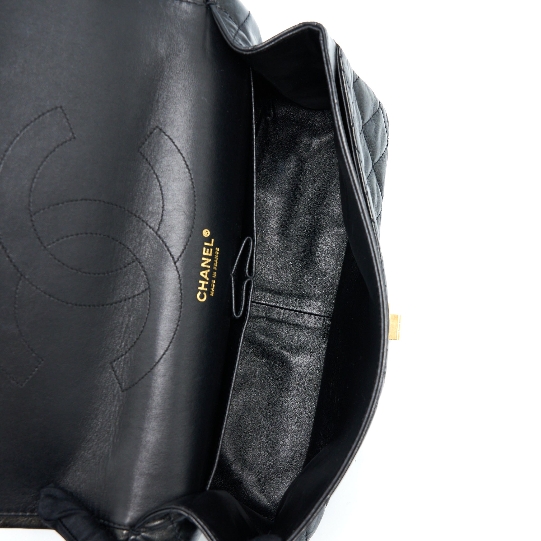 Chanel 2.55 Reissue 227 Shiny Aged Calfskin Black