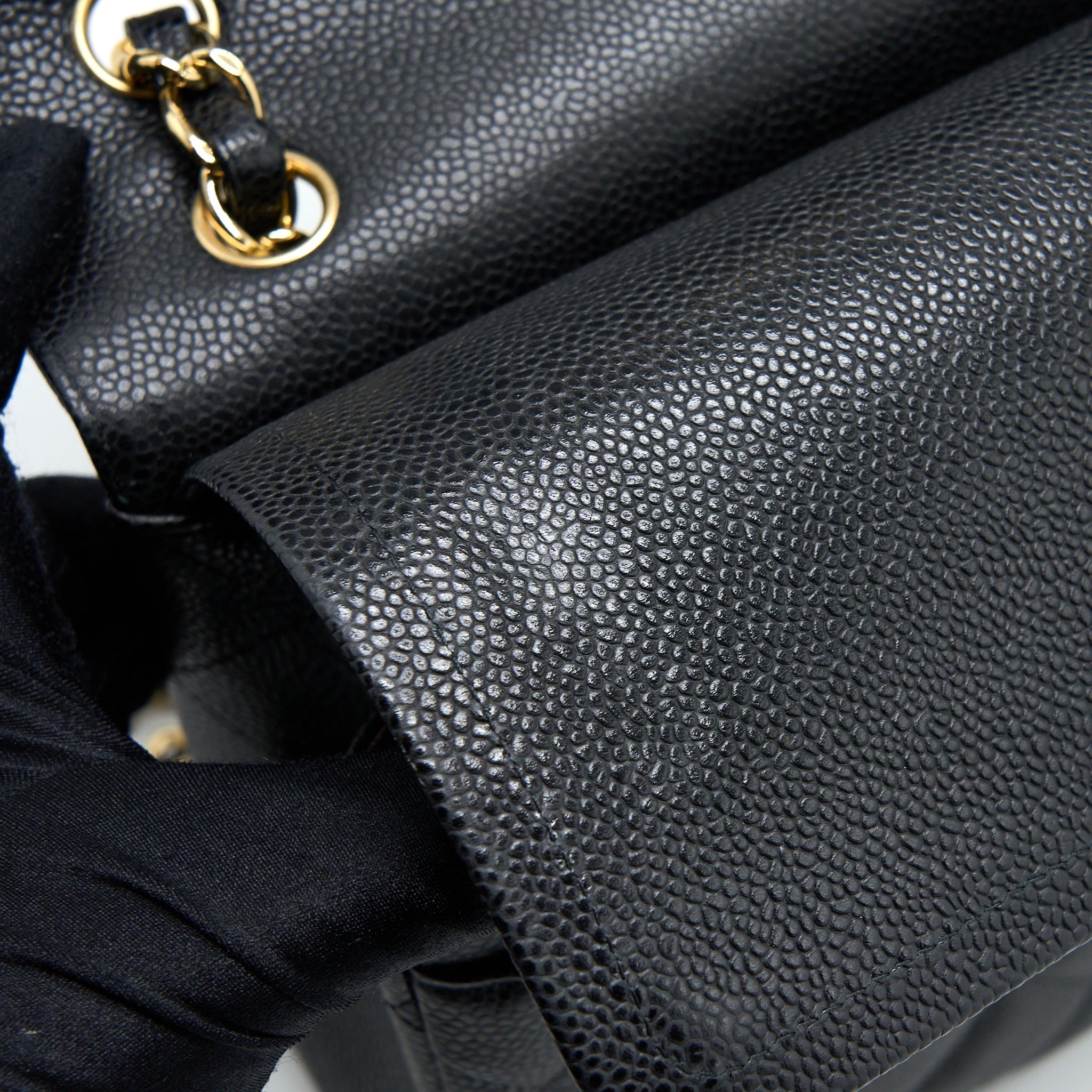 Chanel Jumbo Classic Double Flap Bag Caviar Black