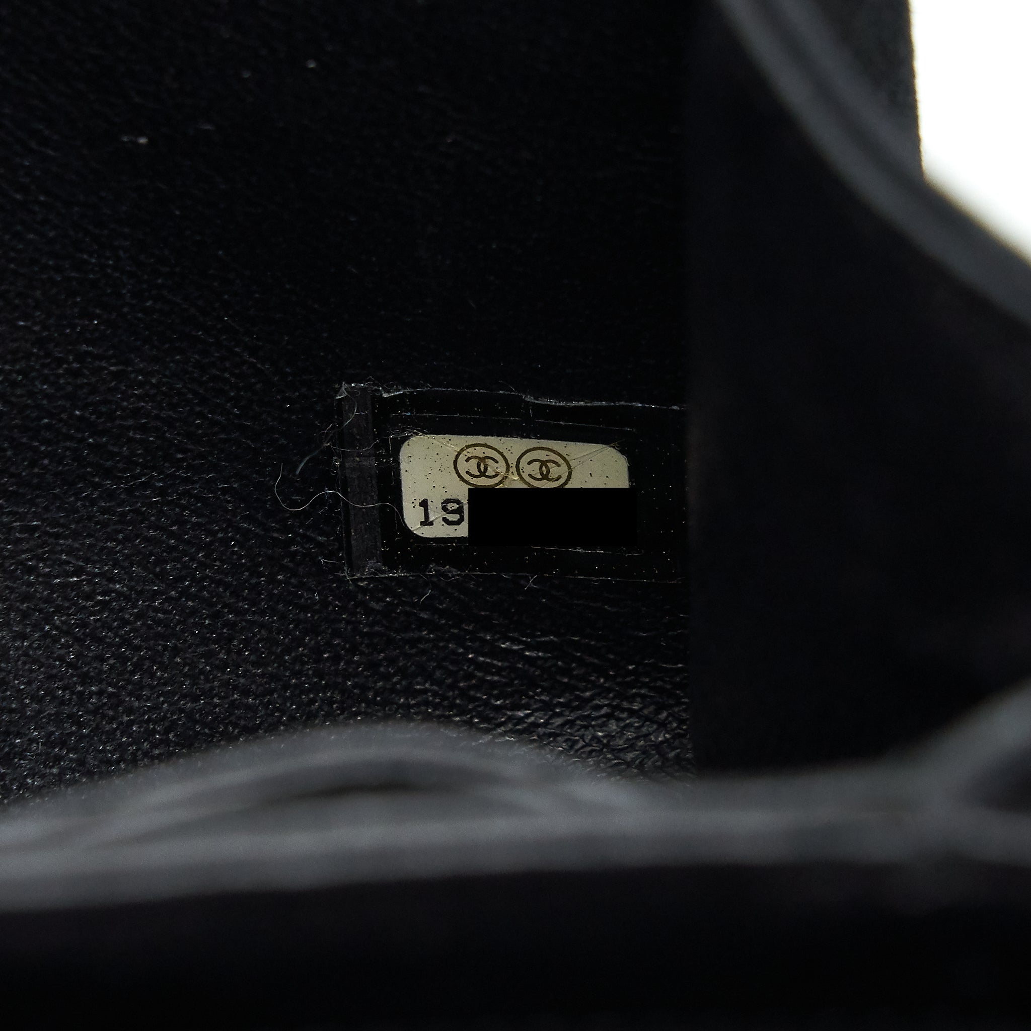 Chanel Quilted Velvet CC Logo Flap Bag black L