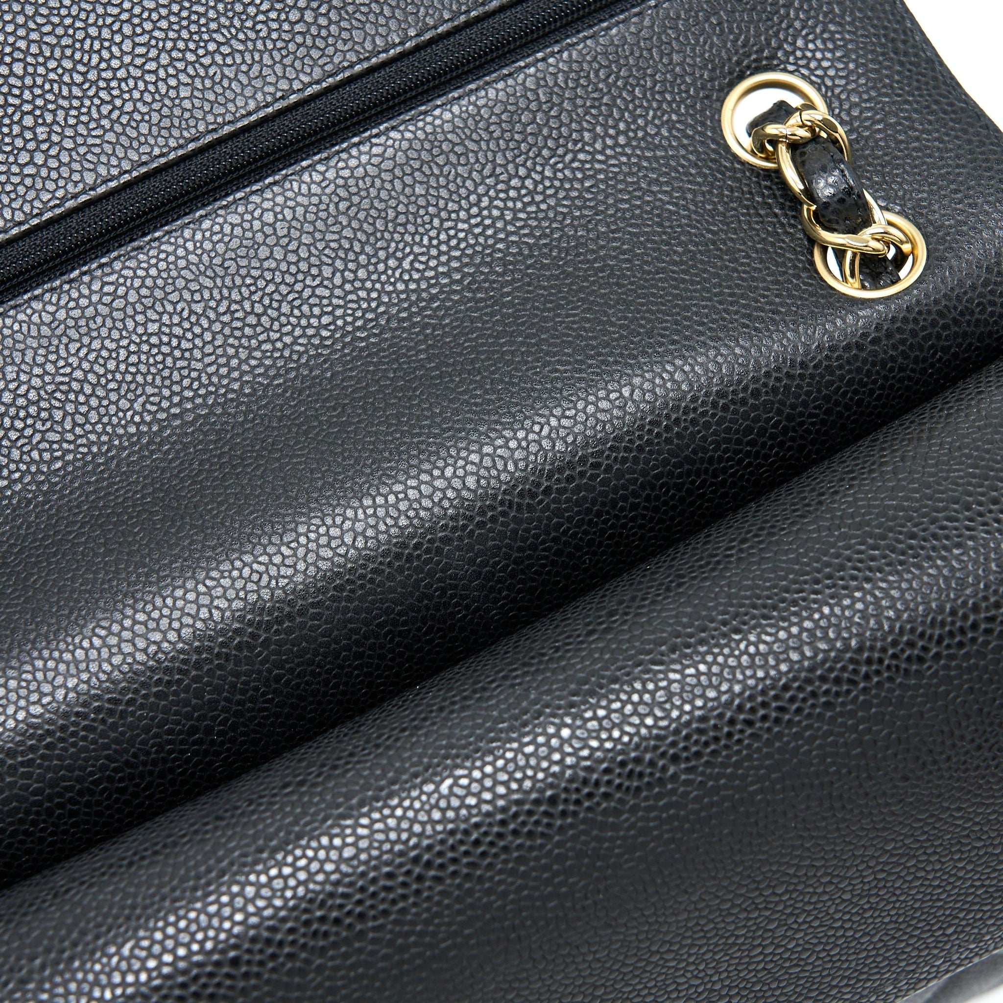 Chanel Jumbo Classic Double Flap Bag Caviar Black