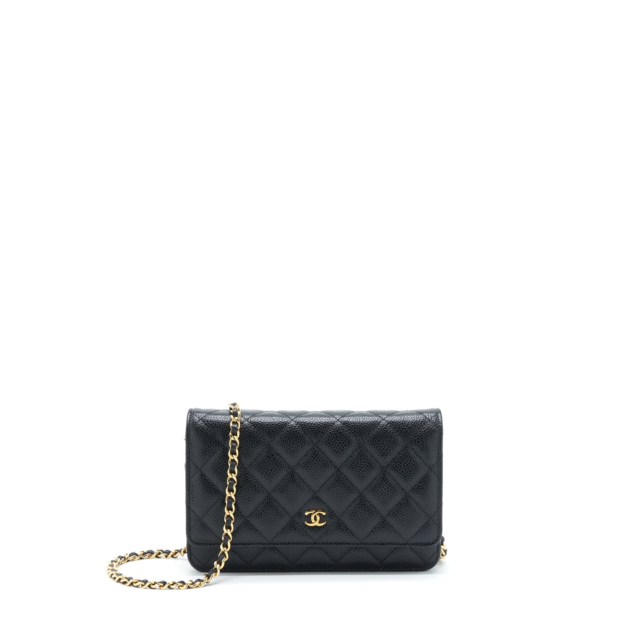 Chanel Classic Wallet On Chain Caviar Black