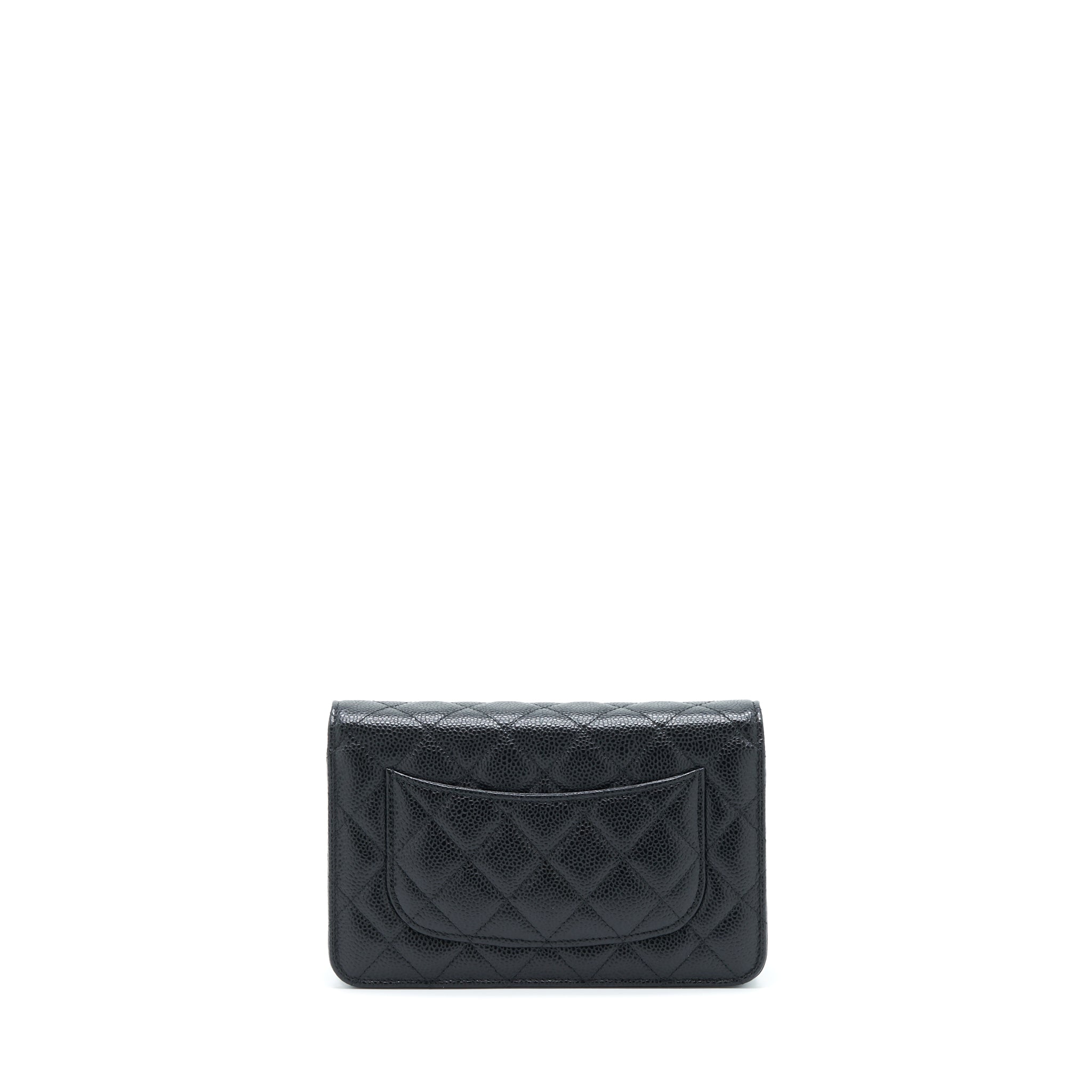 Chanel Classic Wallet On Chain Caviar Black