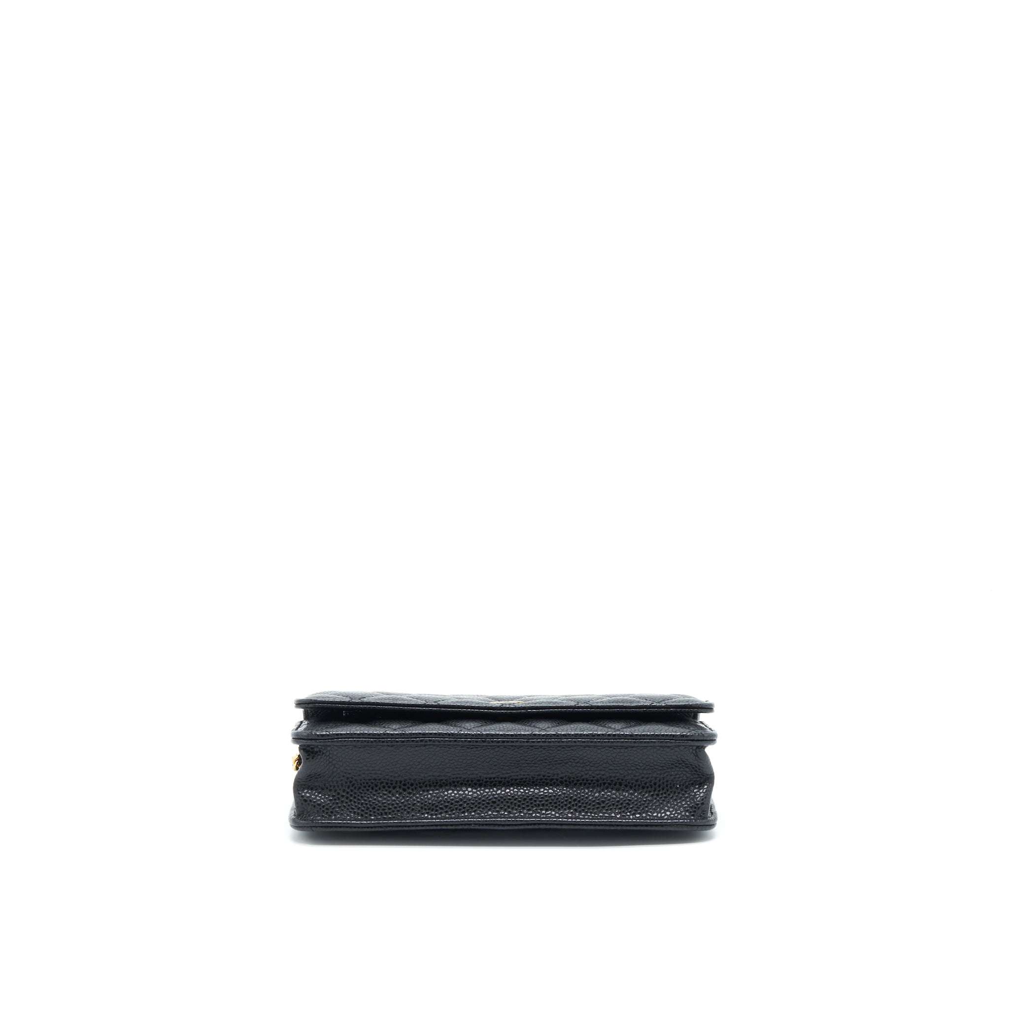 Chanel Classic Wallet On Chain Caviar Black