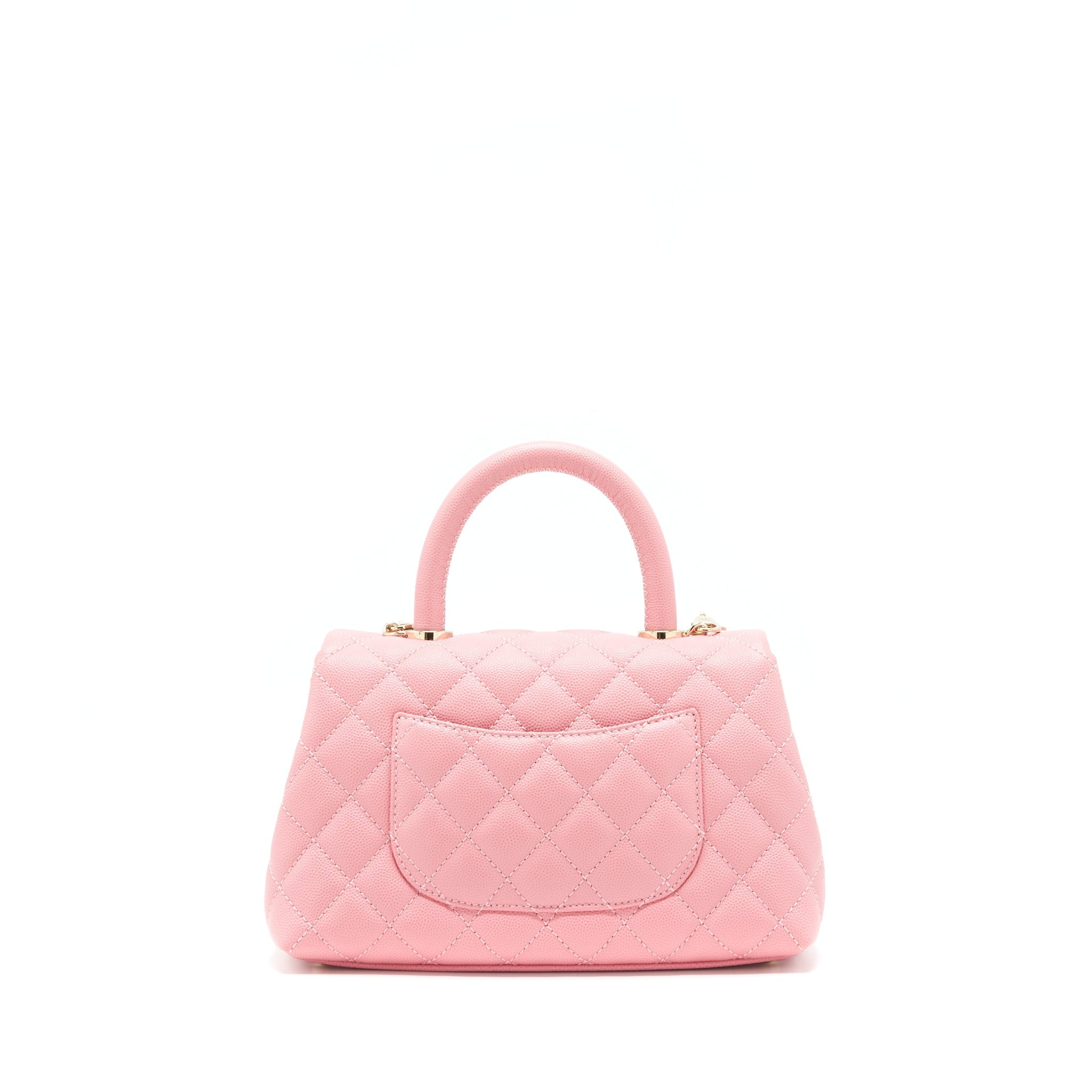 Chanel Small Coco Handle 24cm Caviar Pink L