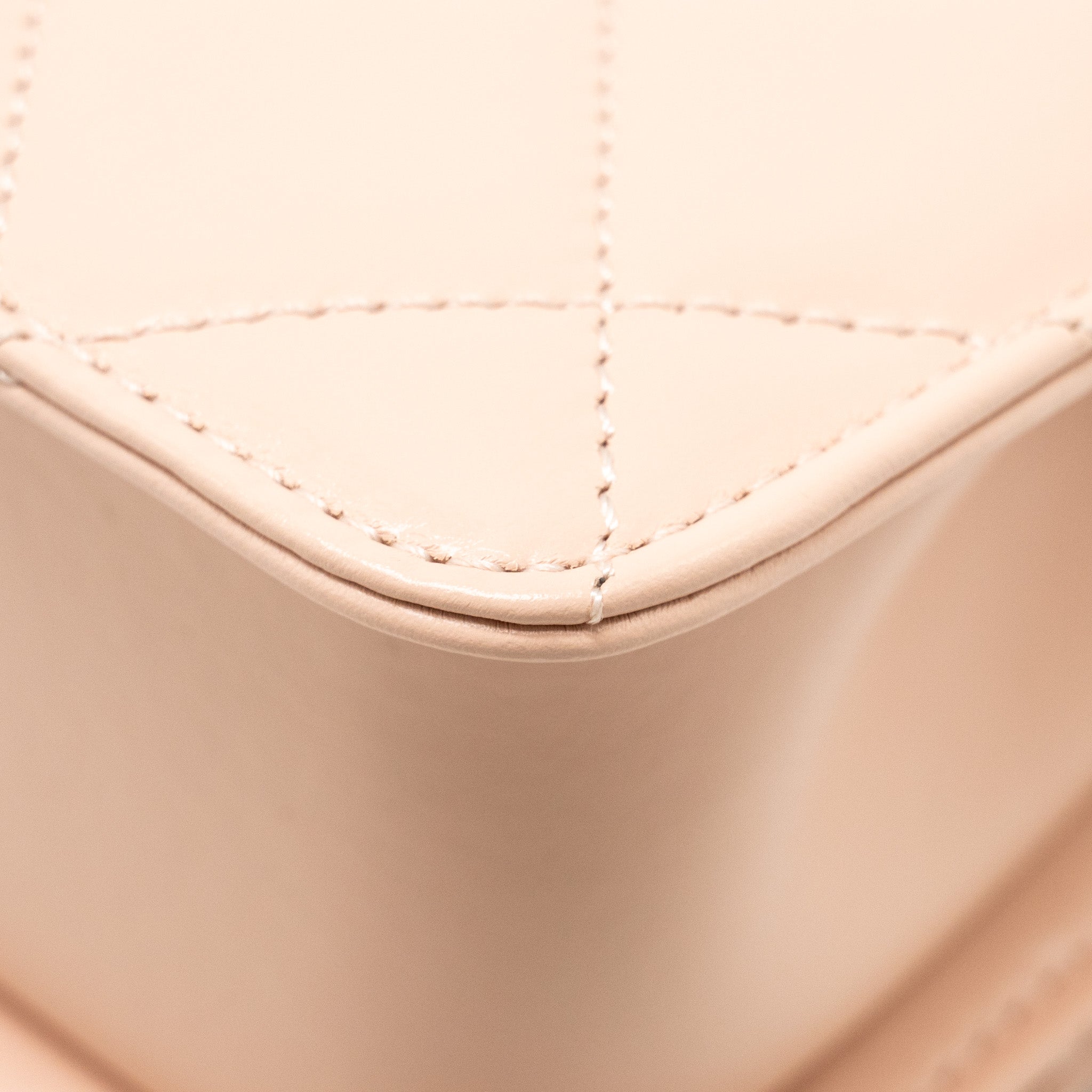 Chanel Gold Crush Mini Flap Bag Calfskin Light Pink  (microchip)