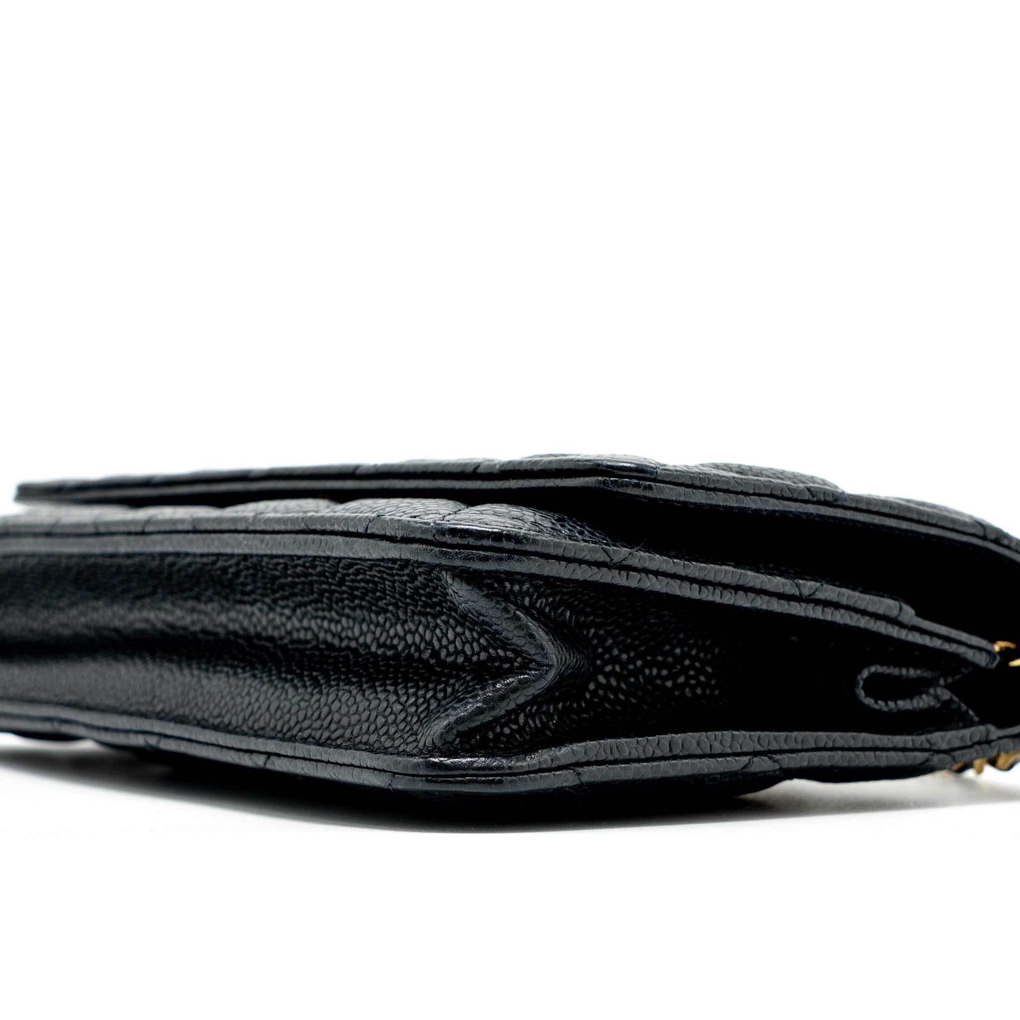 Chanel Classic Wallet On Chain Caviar Black