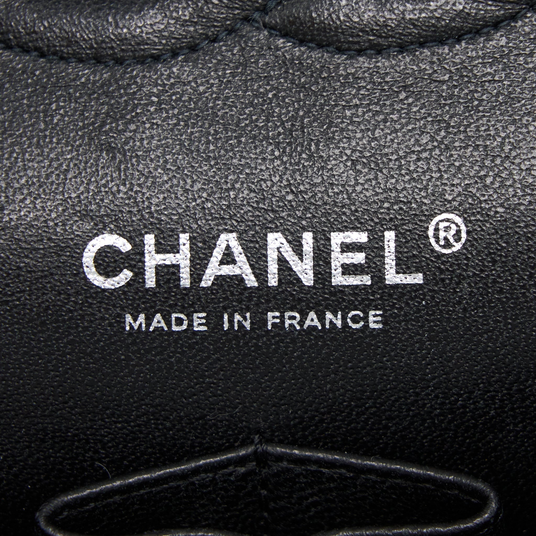 Chanel Classic Double Flap Bag Tweed Black/White