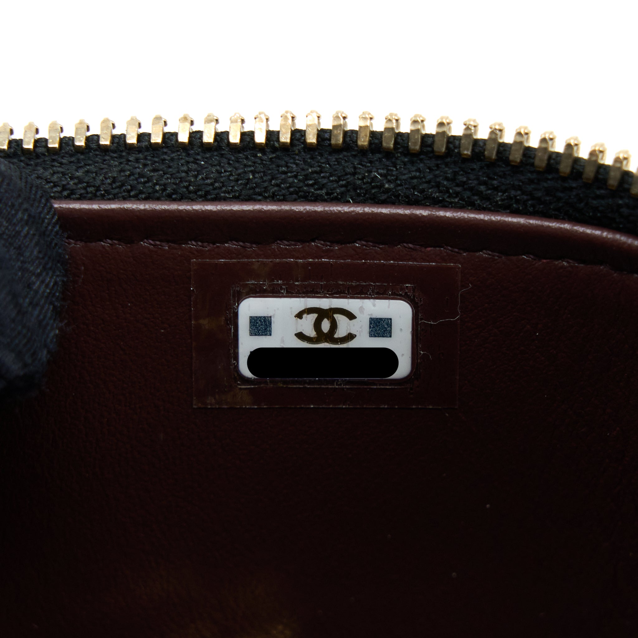 Chanel 23C Mini Vanity With Chain Caviar Black L