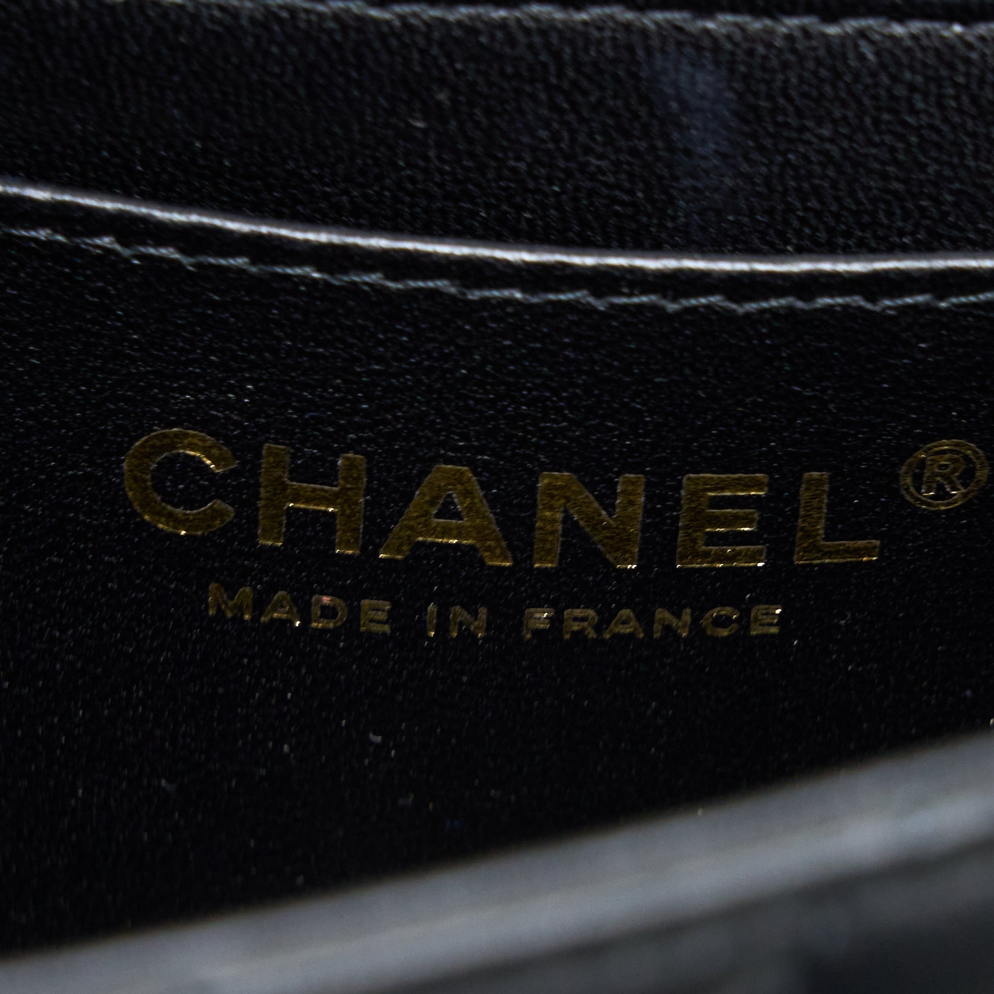 Chanel Top Handle Mini Rectangular Flap Bag Lambskin Black L (Microchip)