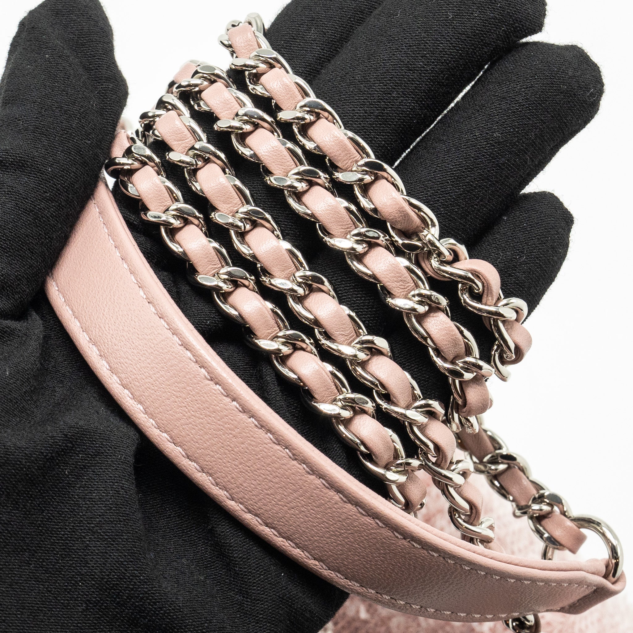 Chanel 18S Mini Waterfall Flap Bag Sequin Pink/Blue/Yellow