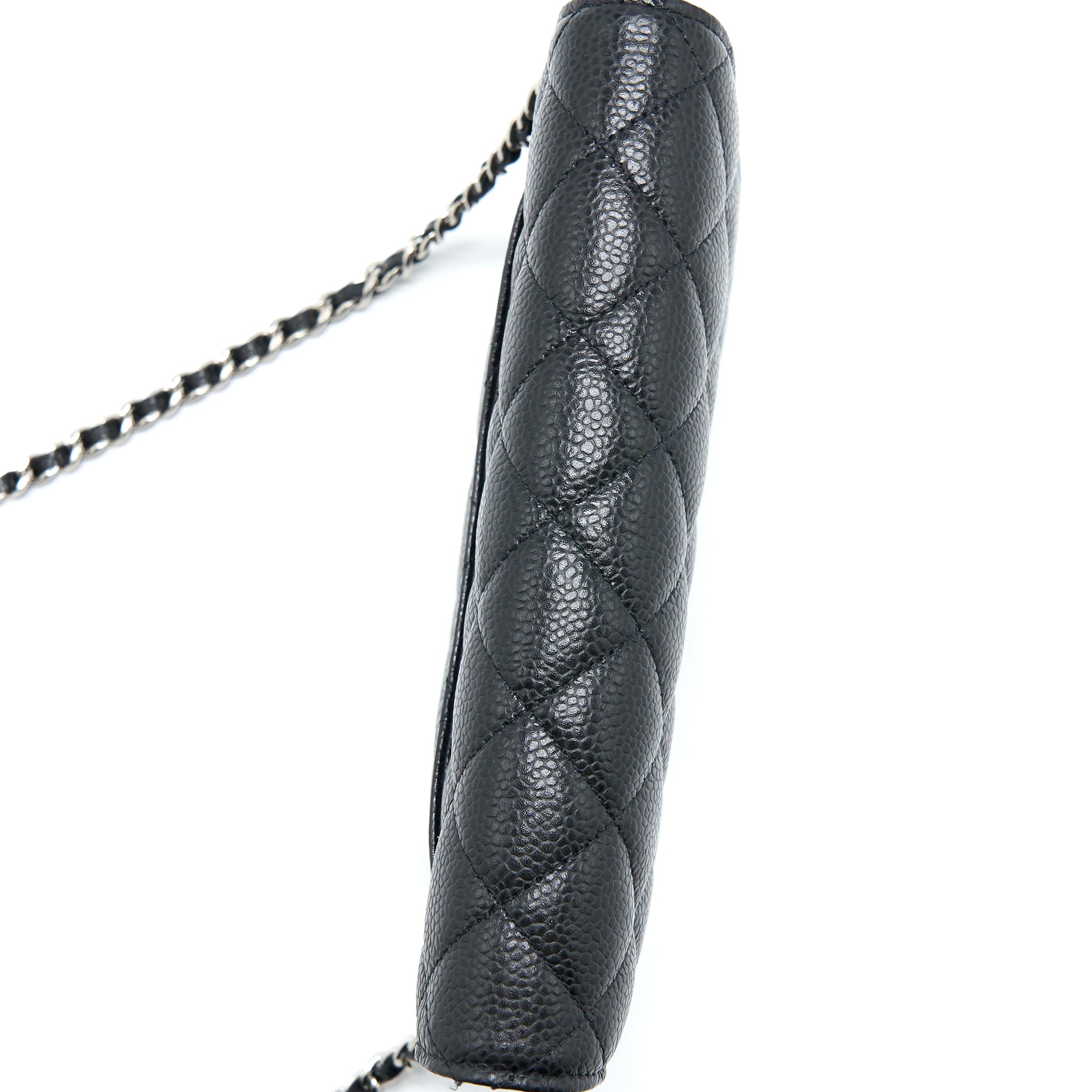 Chanel Classic Wallet on Chain Caviar Black  (Microchip)