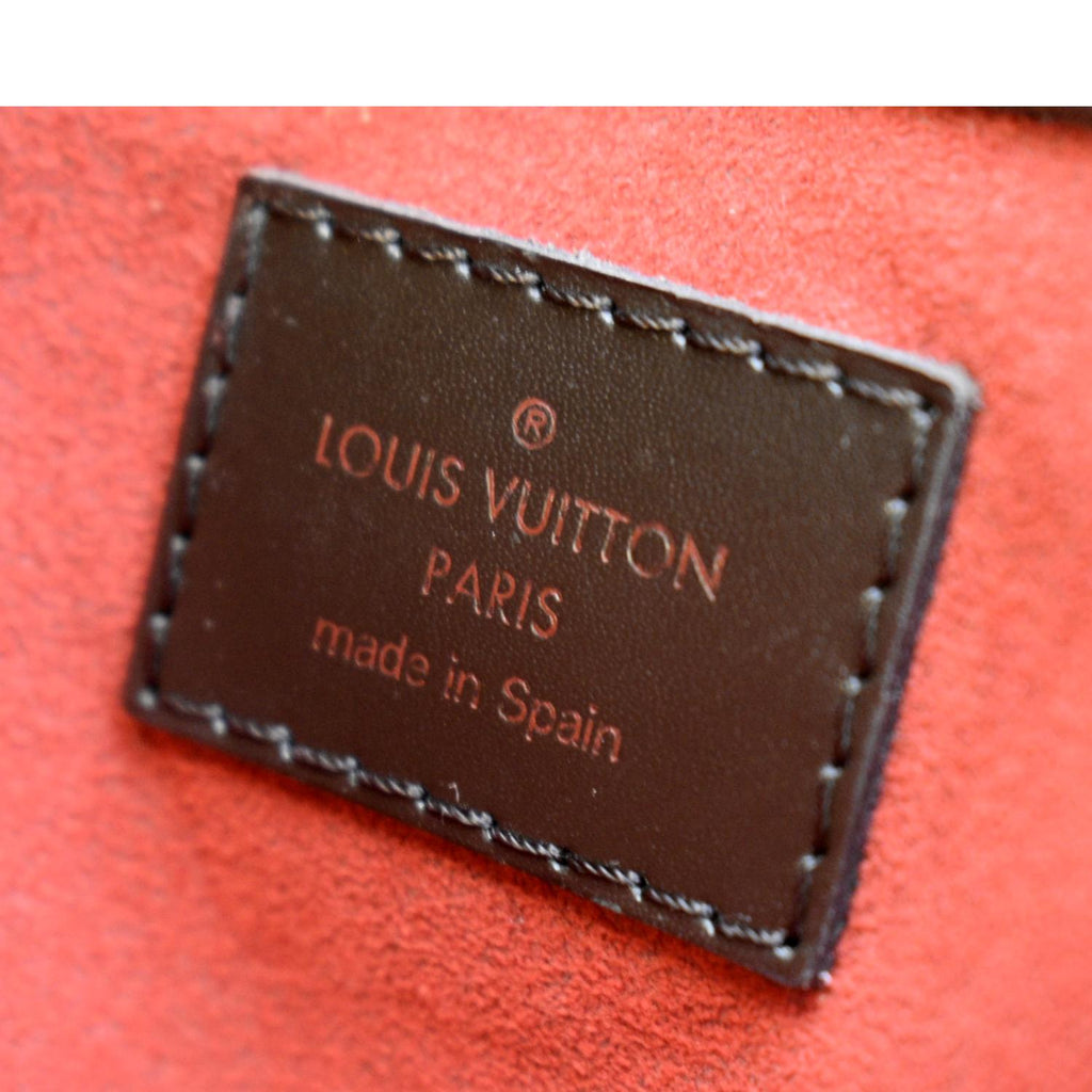 LOUIS VUITTON Rivoli MM Damier Ebene Shoulder Bag Brown