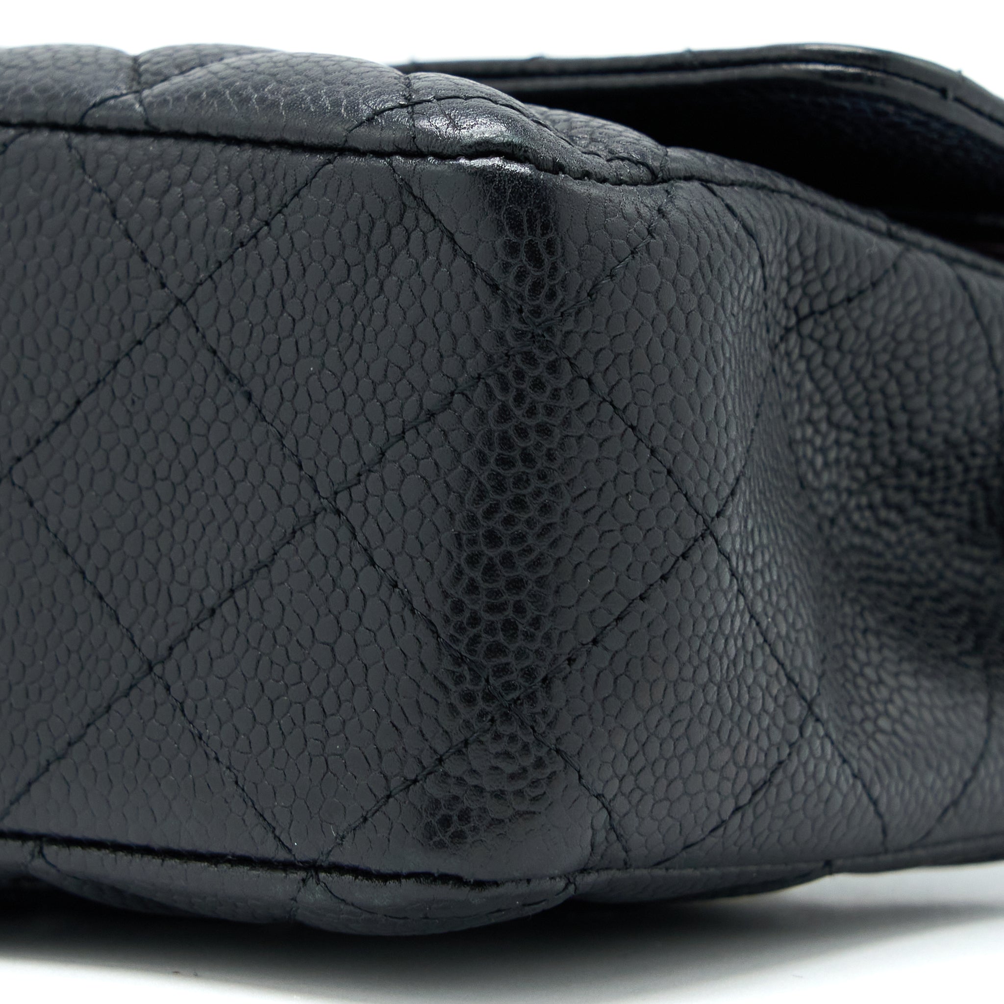 Chanel Medium Classic Double Flap Bag Caviar Black