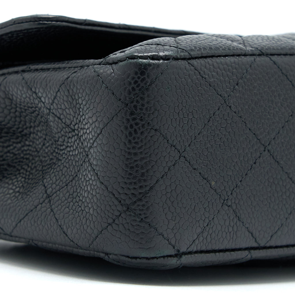 Chanel Medium Classic Double Flap Bag Caviar Black