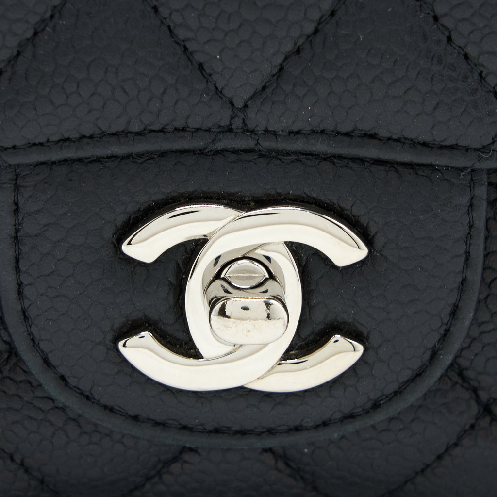 Chanel Medium Classic Double Flap Bag Caviar Black