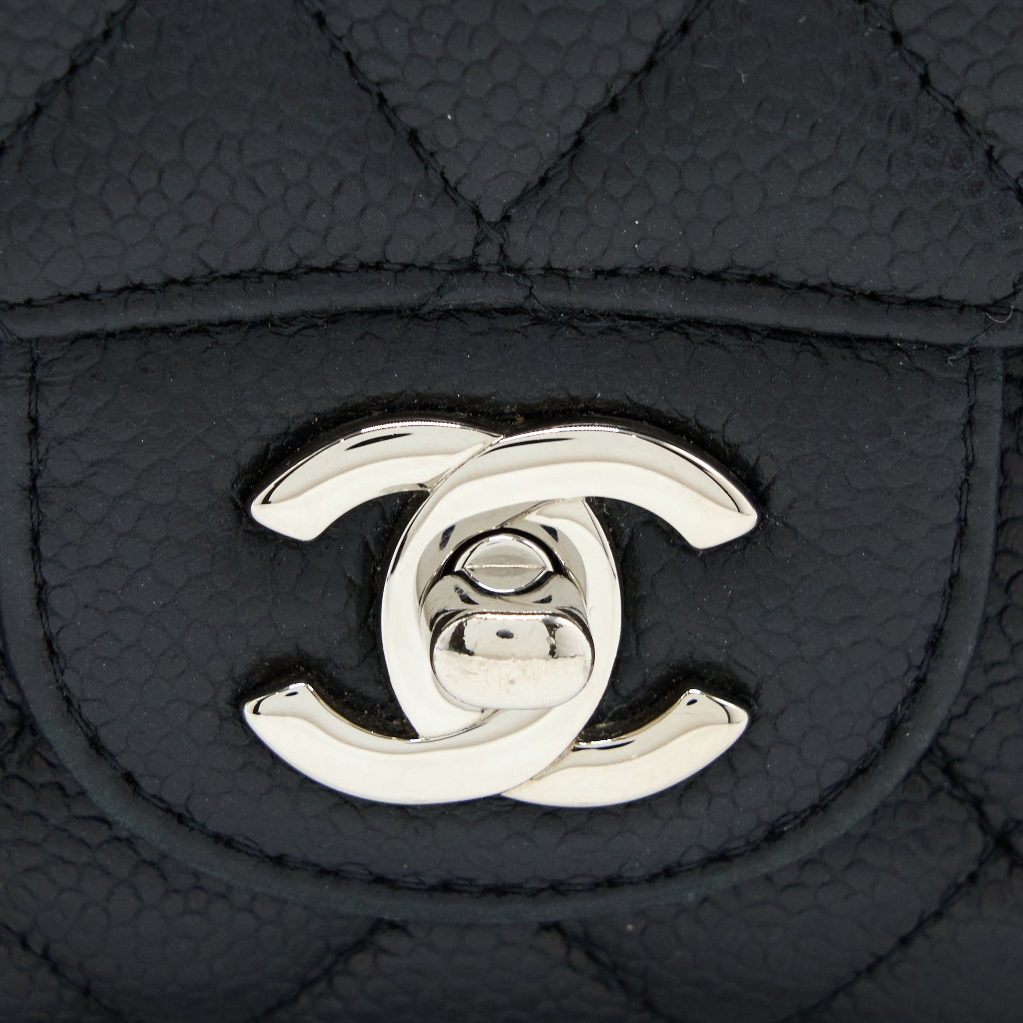 Chanel Medium Classic Double Flap Bag Caviar Black