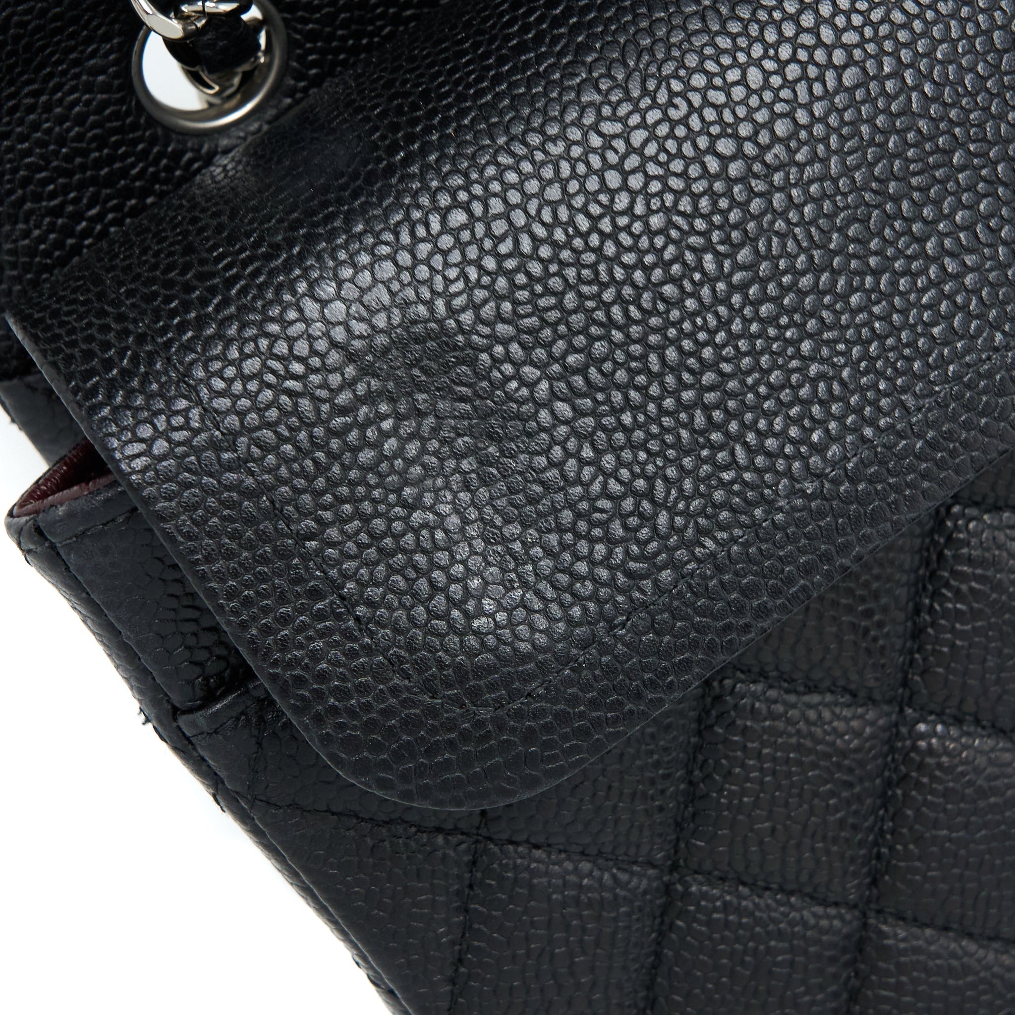 Chanel Medium Classic Double Flap Bag Caviar Black