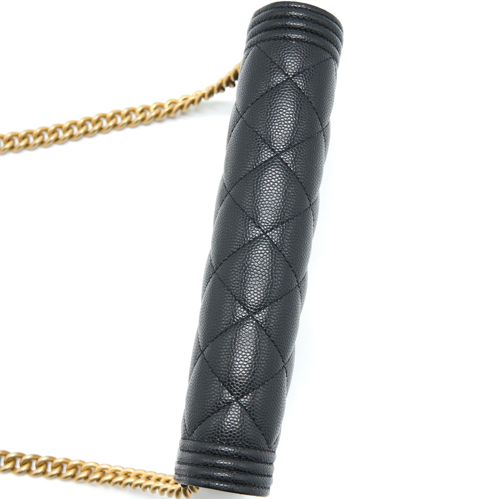 Chanel Boy Wallet on Chain Caviar Black