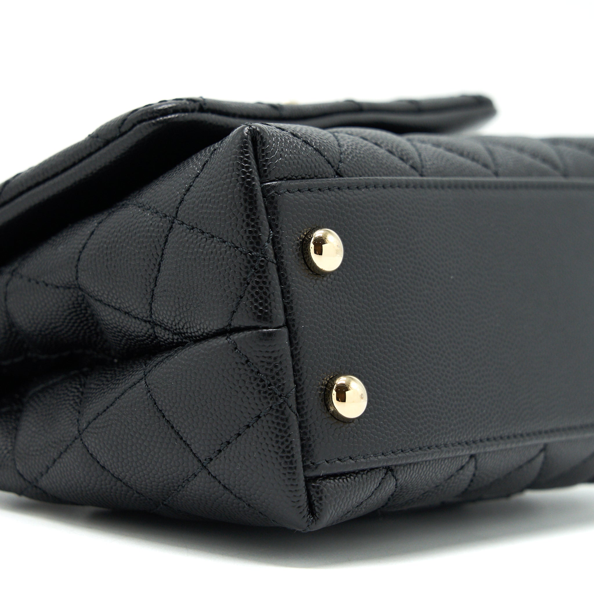 Chanel Coco Handle Extra Mini Caviar Black L
