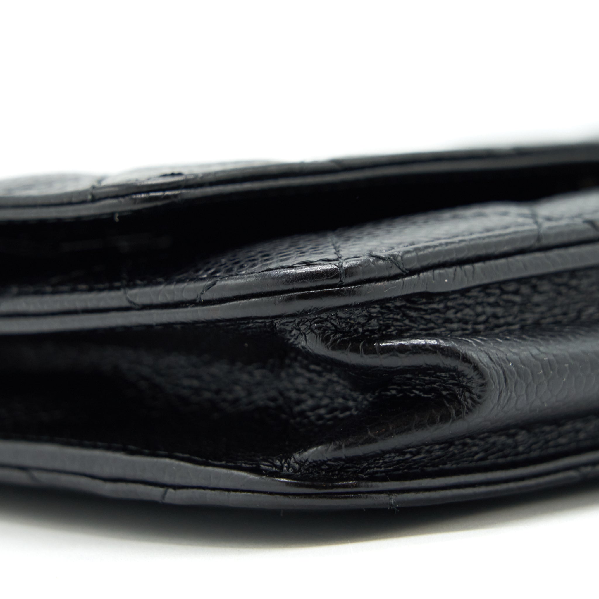 Chanel Classic Wallet On Chain Caviar Black