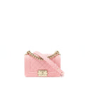 Chanel Small Boy Caviar Light Pink L