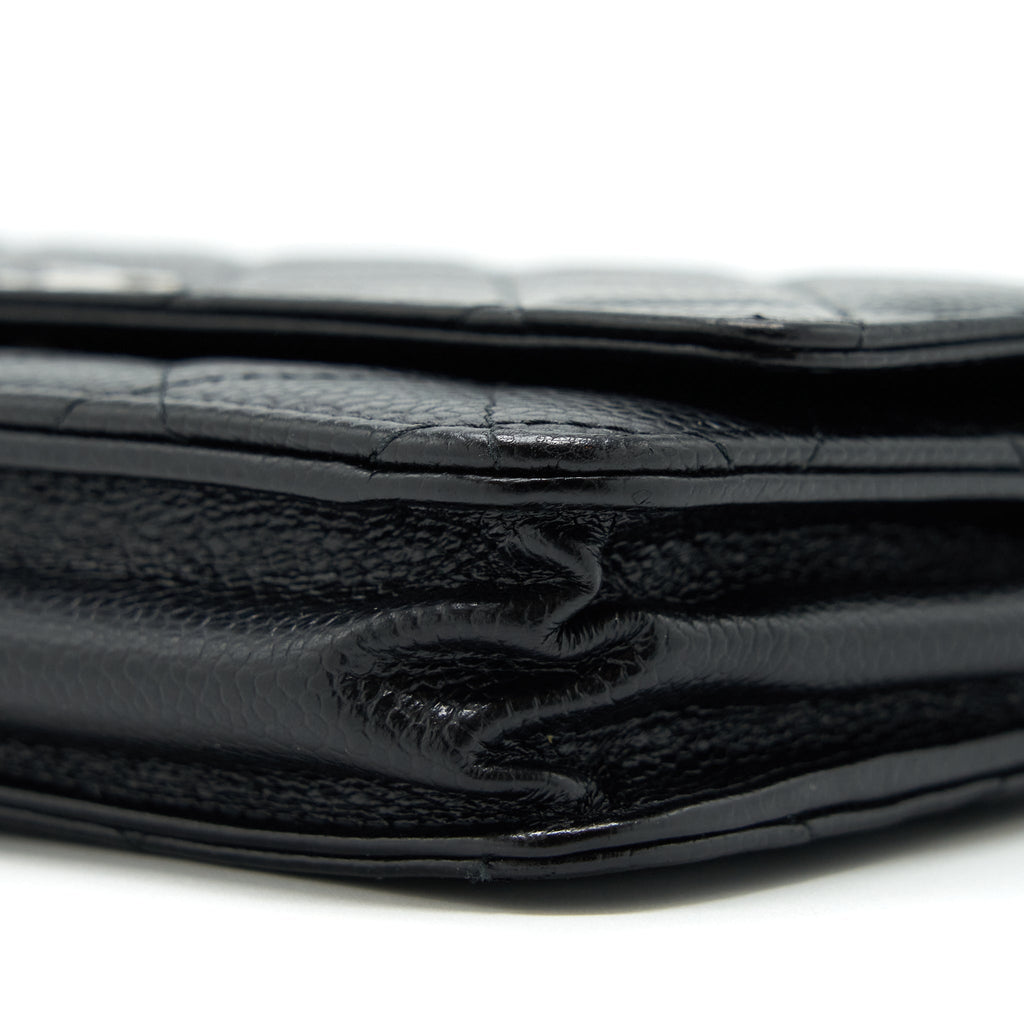 Chanel Classic Wallet On Chain Caviar Black