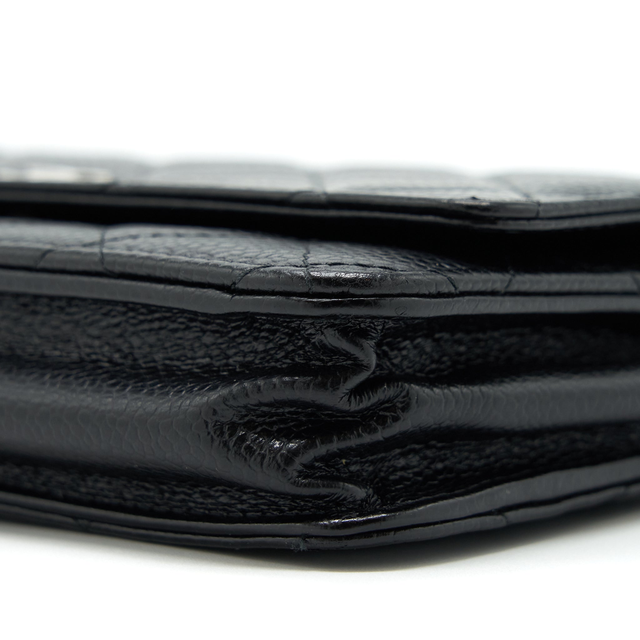 Chanel Classic Wallet On Chain Caviar Black